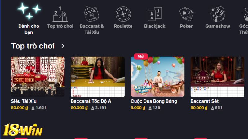 Sảnh mega casino