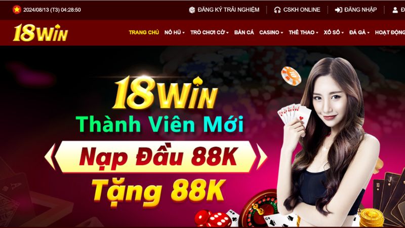 Nạp đầu tặng 88k cho thành viên mới